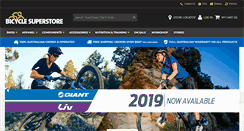 Desktop Screenshot of bicyclesuperstore.com.au